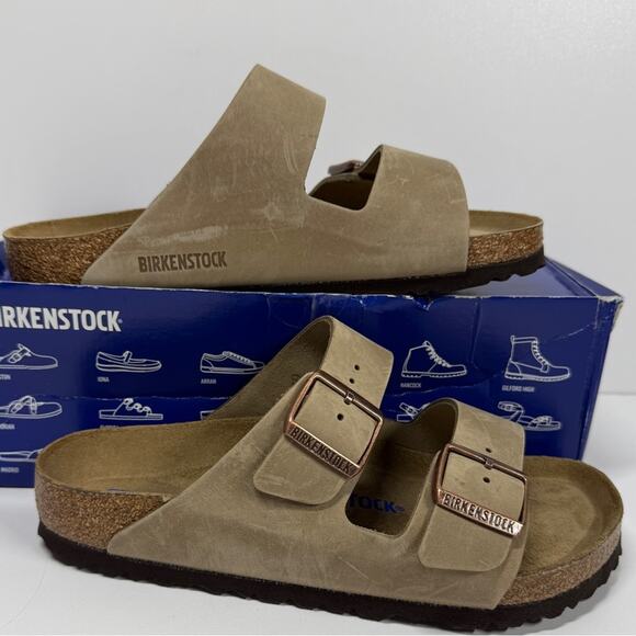 NIB • Birkenstock Arizona Soft Footbed Oiled Leather Size:38 L7/M5- Normal Width - Picture 2 of 8